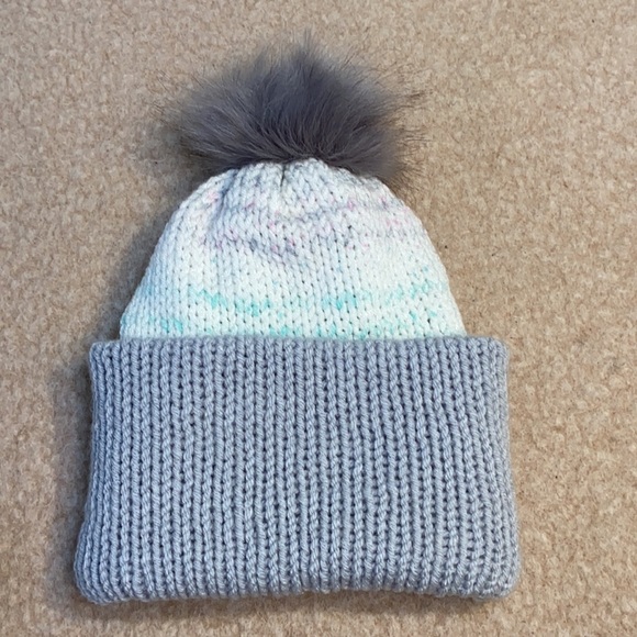 New handmade beanie.Warm double layer knitted winter Hat ❄️☃️ - Picture 3 of 5
